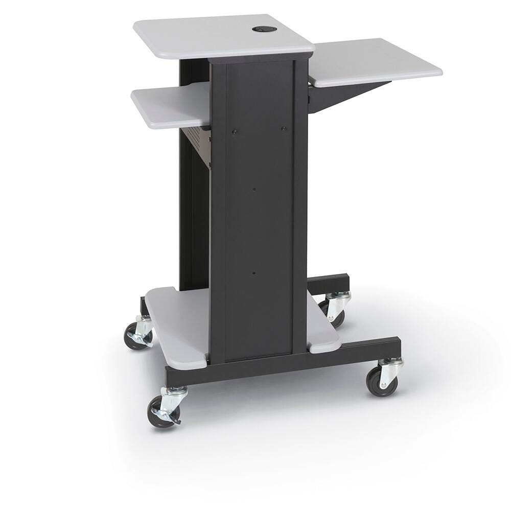 MooreCo Presentation Cart, 40-1/2 X 18 X 30 Inches, Gray 677897
